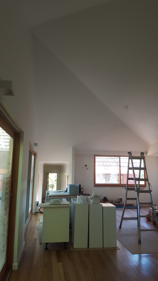 Mitcham extesion after plaster and painting